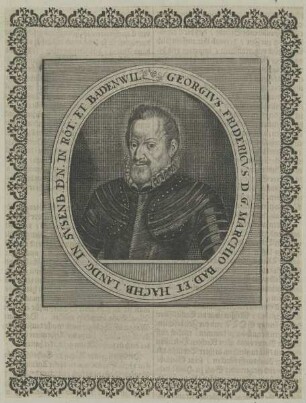 Bildnis des Georg Friedrich von Baden-Durlach