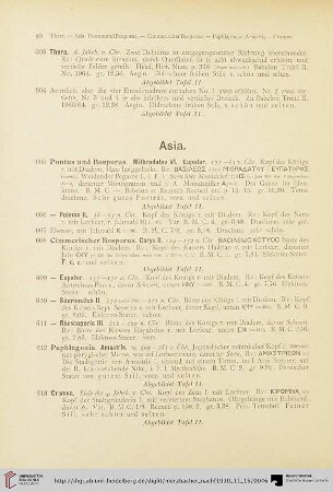Asia (Nr. 605 - 862)