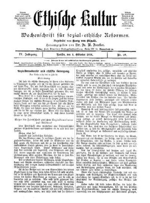 Sozialdemokratie und ethische Bewegung