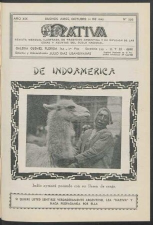 19.1942=Nr. 226: Nativa, 19.1942=Nr. 226
