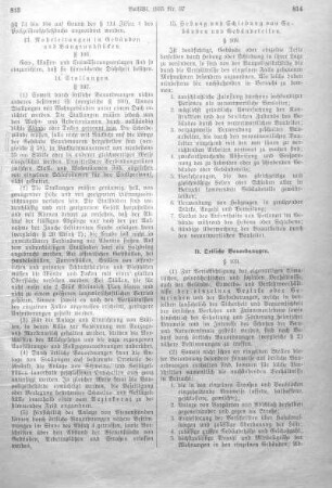 D. Örtliche Bauordnungen. (§ 109 - § 110)