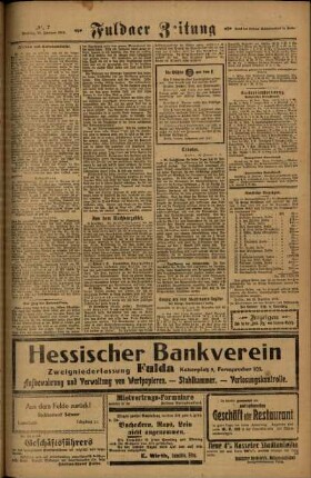 Zweite Ausgabe vom Freitag, den 10. Januar 1919.