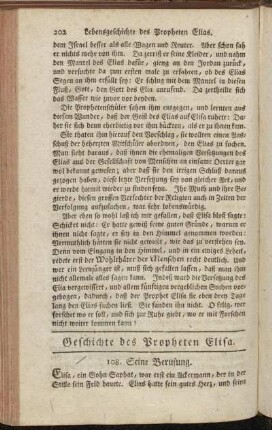 Geschichte des Propheten Elisa. [108. - 114.]