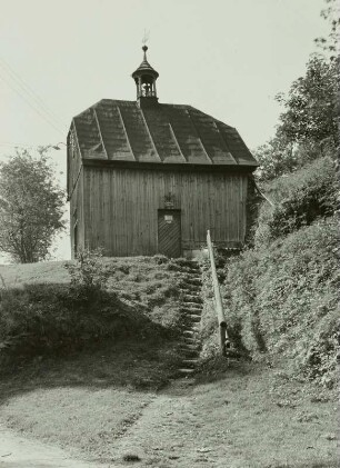 Johanngeorgenstadt, Frisch Glück Stolln, Kaue am Stollenmundloch