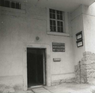 Unterlauterbach. Ehemaliges Herrenhaus. Nebeneingang