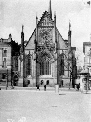 Leipzig: Universitätskirche, Ostfront