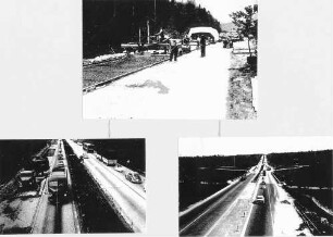 Fahrbahnsanierung Entfernen der alten Pflasterfahrbahn