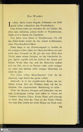 Das Wunder