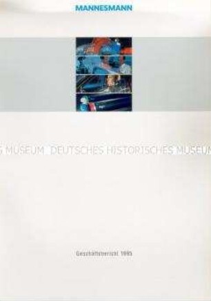 Geschäftsbericht der Mannesmannröhren-Werke für das Jahr 1995