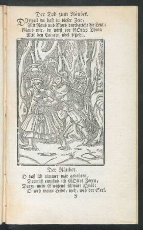 Der Tod zum Räuber