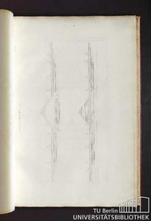 Pl. 4. Coupe et elevation du cénotaphe de Mr Fontaine.