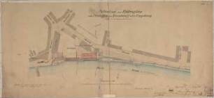 Situation und Höhenplan vom Freihafen zu Düsseldorf nebst Umgebung