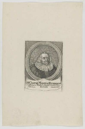 Bildnis des Caspar Mangolt