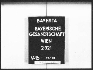 Briefe an Wickenburg (Geschenk der Familie Wickenburg 1988)