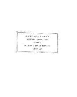 Tractatus iuris Germanici de iuribus Judaeorum eorumque obligationibus praecipue parochialibus / auctore Christiano Hartmanno Samuele Gatzert