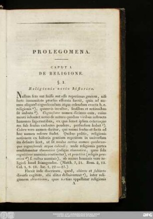Caput I. De Religione.