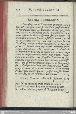 Satyra Duodecima