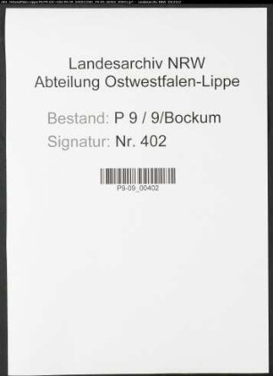 Namensverzeichnis Bockum, Todesfälle