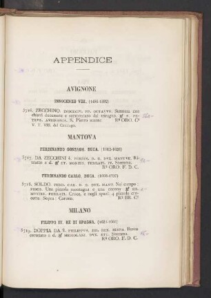 Appendice