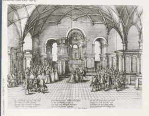 Beschreibung derer Fürstlicher Güligscher ec. Hochzeit: Trauung in der Schlosskapelle am 16. Juni 1585