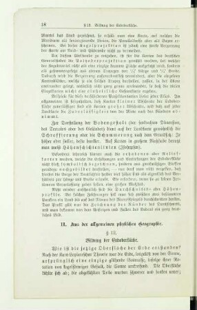 II. Aus der allgemeinen physischen Geographie