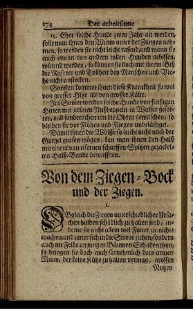 Von den Ziegen- Bock und der Ziegen.