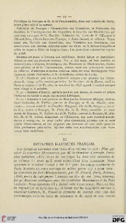 2: Épitaphes d'artistes français, [1]