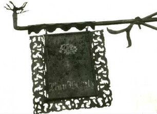 Wirtshausschild, Schmiedeeisen