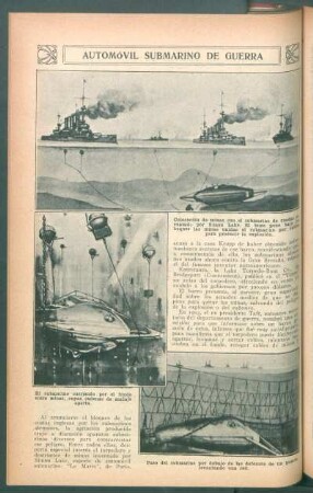 Automóvil submarino de guerra