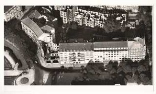 BBC (Brown, Boveri & Cie), Mannheim Bürohaus Augustaanlage: Luftaufnahme