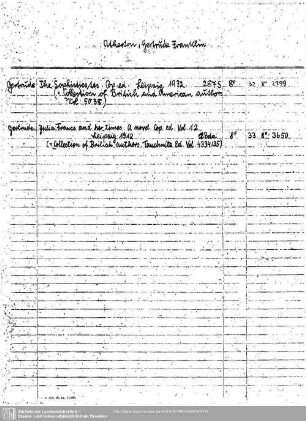 Atherton, Gertrude F.