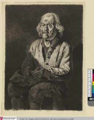 [Sitzender Bettler; Mendiant assis]