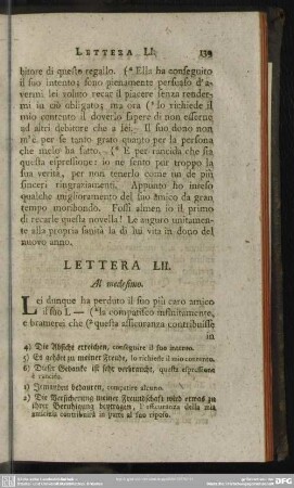 Lettera LII. Al medesimo