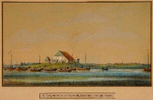 St. Margarethen mit der Ansicht des Böschhauses u. des Büttlerhafens.