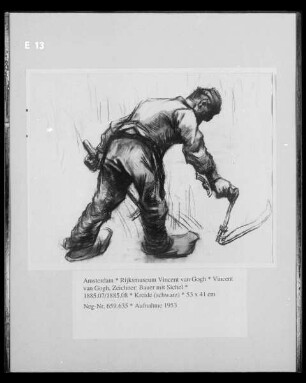 Bauer mit Sichel