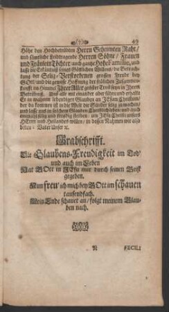 Grabschrifft