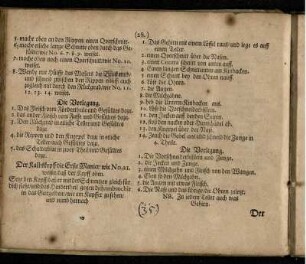 Der Kalbskopff die Erste Manier/ wie No. 21. weiset/ daß der Kopff oben / Die Vorlegung