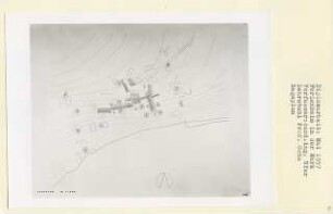 Ferienheim in der Mark (Diplomarbeit bei Karl Wilhelm Ochs): Lageplan 1:500