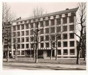 BBC (Brown, Boveri & Cie), Mannheim Bürohaus Augustaanlage: Straßenfront
