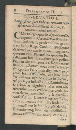 Observatio II.