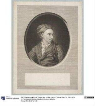 Porträt des Johann Friedrich Bause