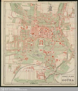 [22.] Stadt-Plan von Gotha