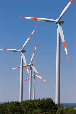 Deutschland. Rheinland Pfalz. Mooshaus. Nähe. Eifel. Ardennen. Windräder