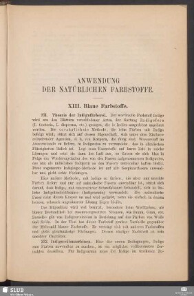 Anwendung der natürlichen Farbstoffe