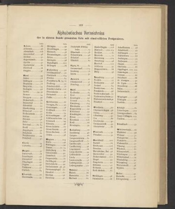 Alphabetisches Verzeichniss