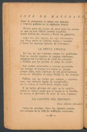 La canción del mendigo