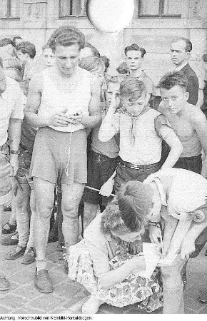 Dresden. Pionierorganisation "Ernst Thälmann". II. Pioniertreffen, Vorbereitung, 1955