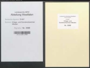 Designationen der Brücken im Fürstentum Minden