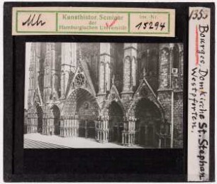 Bourges: Kathedrale Saint-Etienne, Westfassade mit Portalen