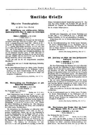 Beschäftigung von nichtbeamteten Gefolgschaftsmitgliedern über 65 Jahre im öffentlichen Dienst : [Allgemeine Verwaltungssachen] ; [Für das Reich] ; [Amtliche Erlasse] ; [Amtlicher Teil]